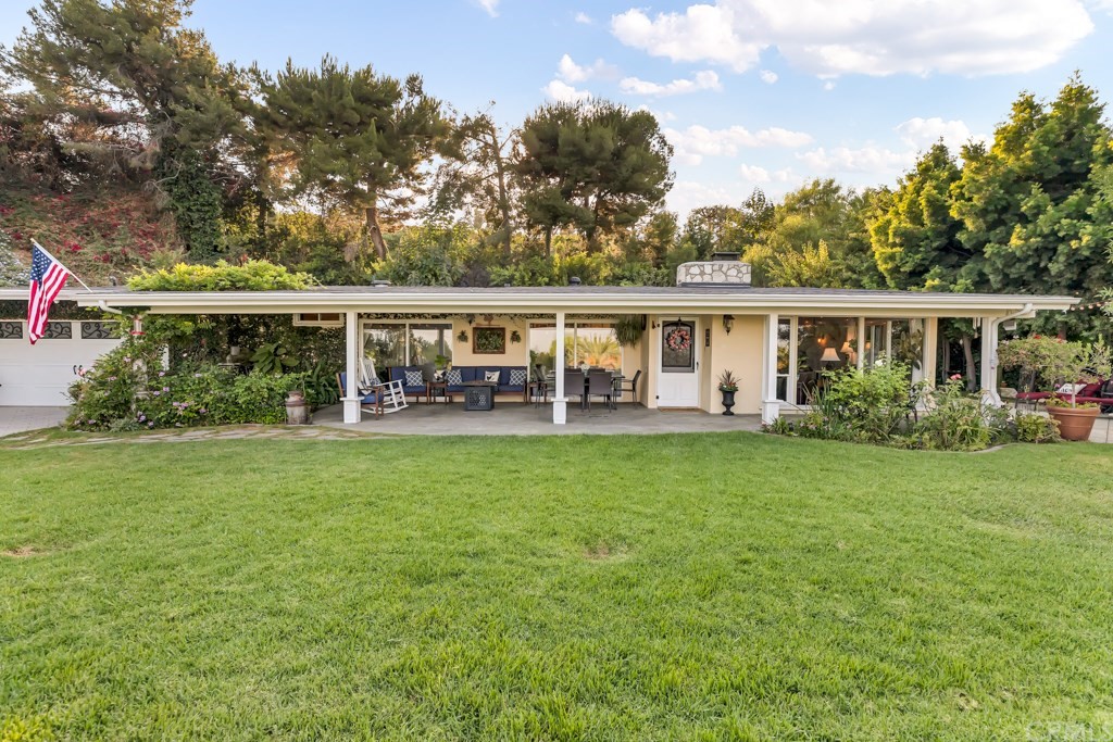 2601 Sunnyside Ridge Road Rancho Palos Verdes, CA 90275 - Photo 40 of 47 front view of a house with a yard