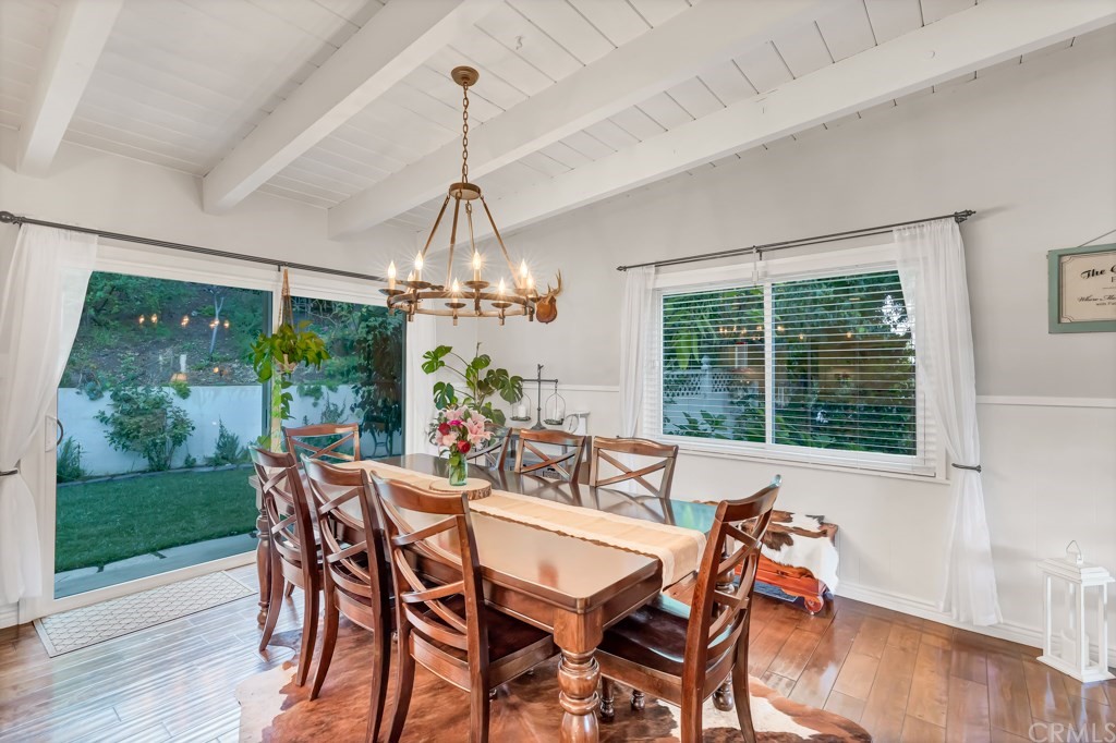 2601 Sunnyside Ridge Road Rancho Palos Verdes, CA 90275 - Photo 9 of 47 a view of a dining room with furniture window and outside view