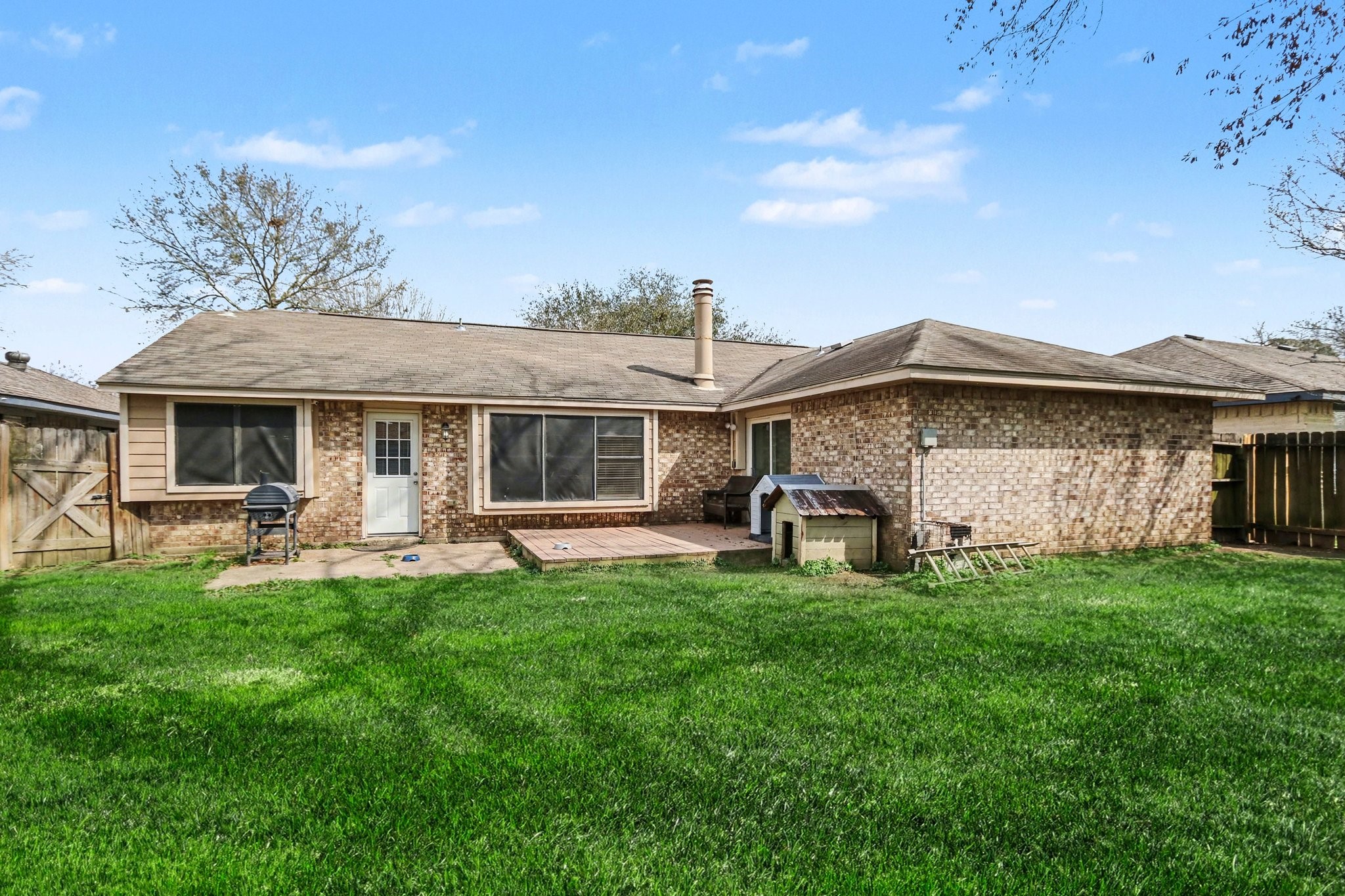 23219 Good Dale Lane Spring, TX 77373 - Photo 19 of 20 a front view of a house with garden and porch