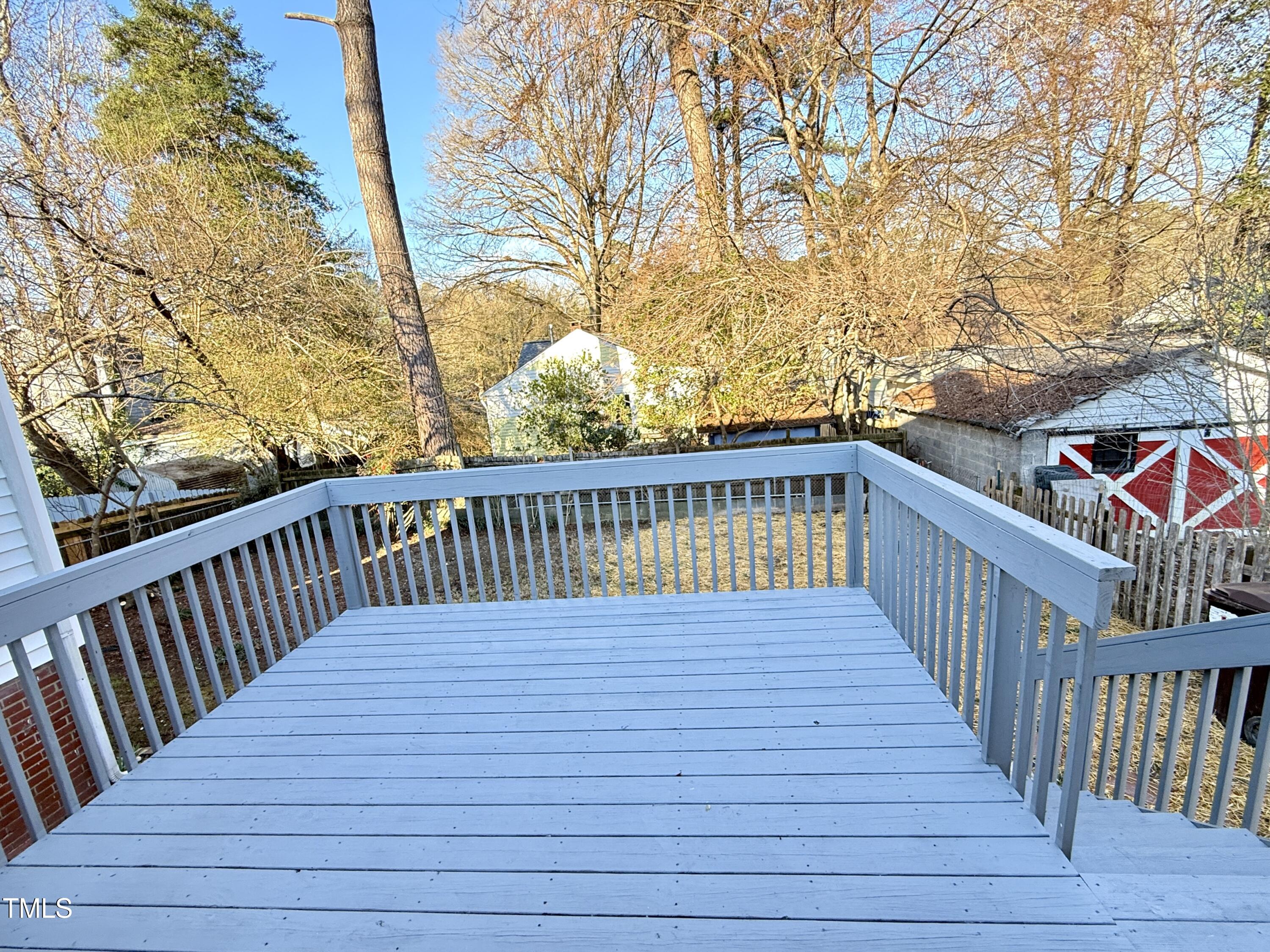 2409 Shenandoah Avenue Durham, NC 27704 - Photo 22 of 31 a view of wooden deck