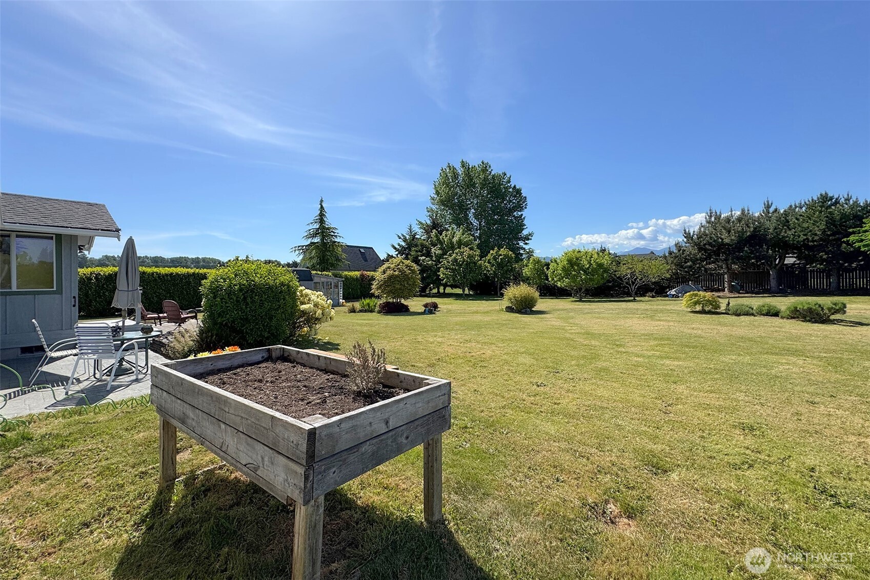 101 Timothy Lane Sequim, WA 98382 - Photo 32 of 39 a view of a swimming pool with a patio