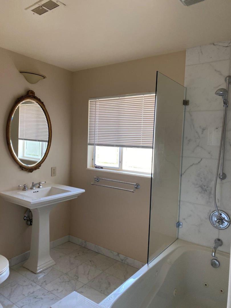 361 Fletcher Drive Atherton, CA 94027 - Photo 9 of 15 a bathroom with a sink toilet and mirror
