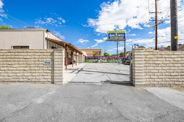 a car parked on the side of the road