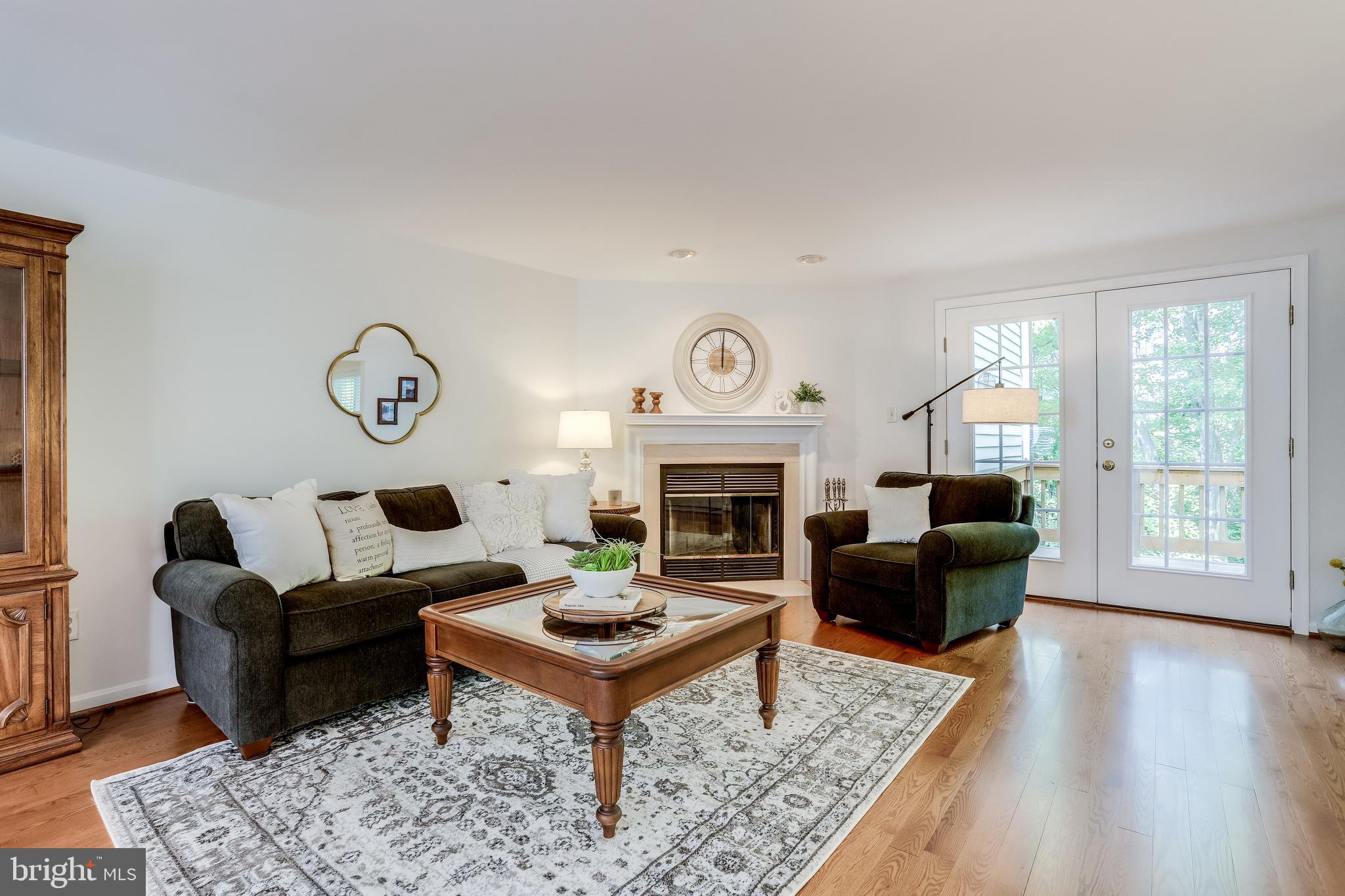 1512 Deer Point Way Reston, VA 20194 - Photo 11 of 84 Large living room with wood burning fire place