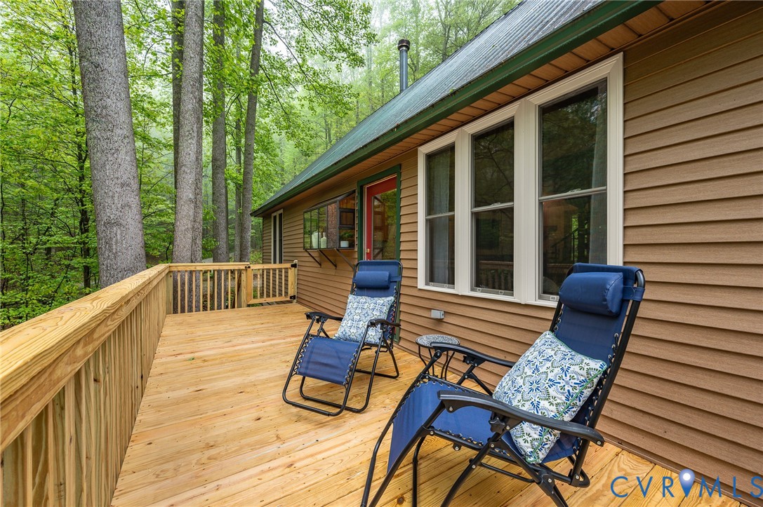270 Little Cabin Road Amherst, VA 24521 - Photo 27 of 52 a view of two chairs in the balcony