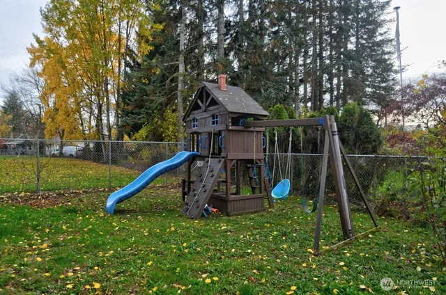 a view of a slide with a slide