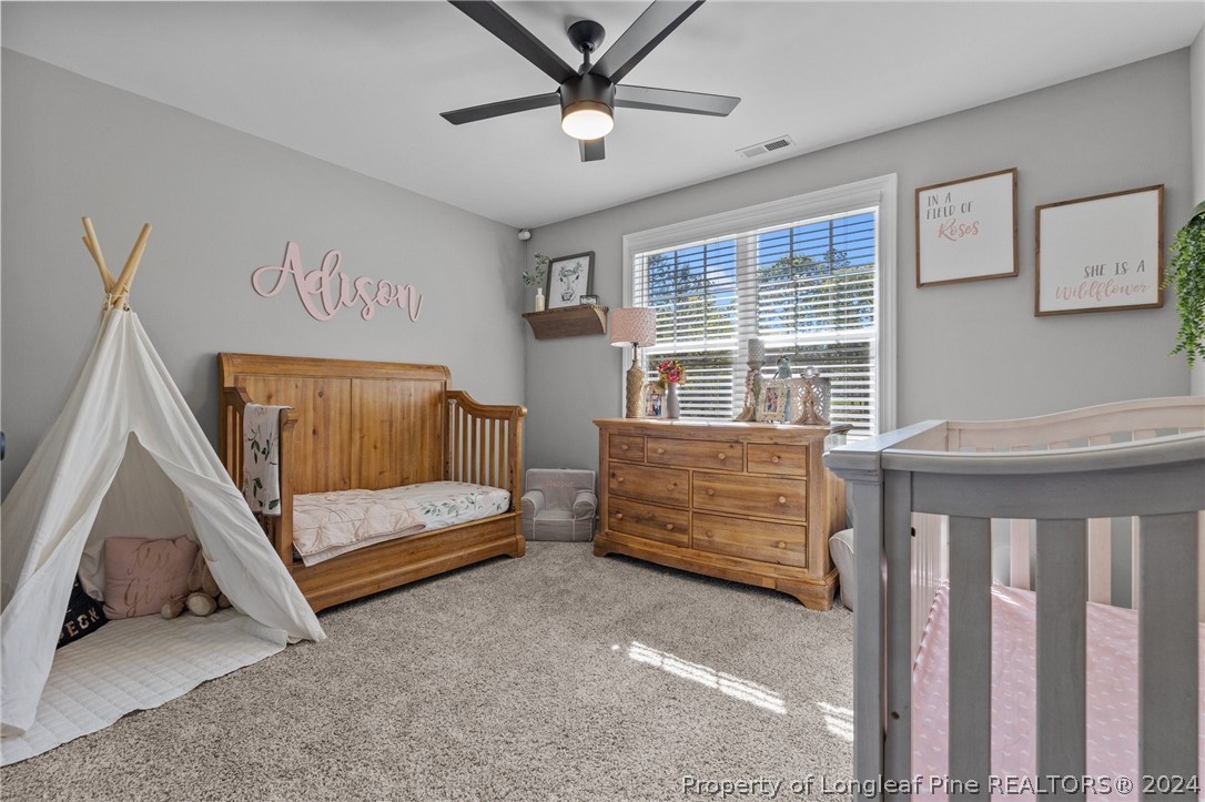 15420 Raccoon Run Road Wagram, NC 28396 - Photo 23 of 39 a bedroom with furniture and a window