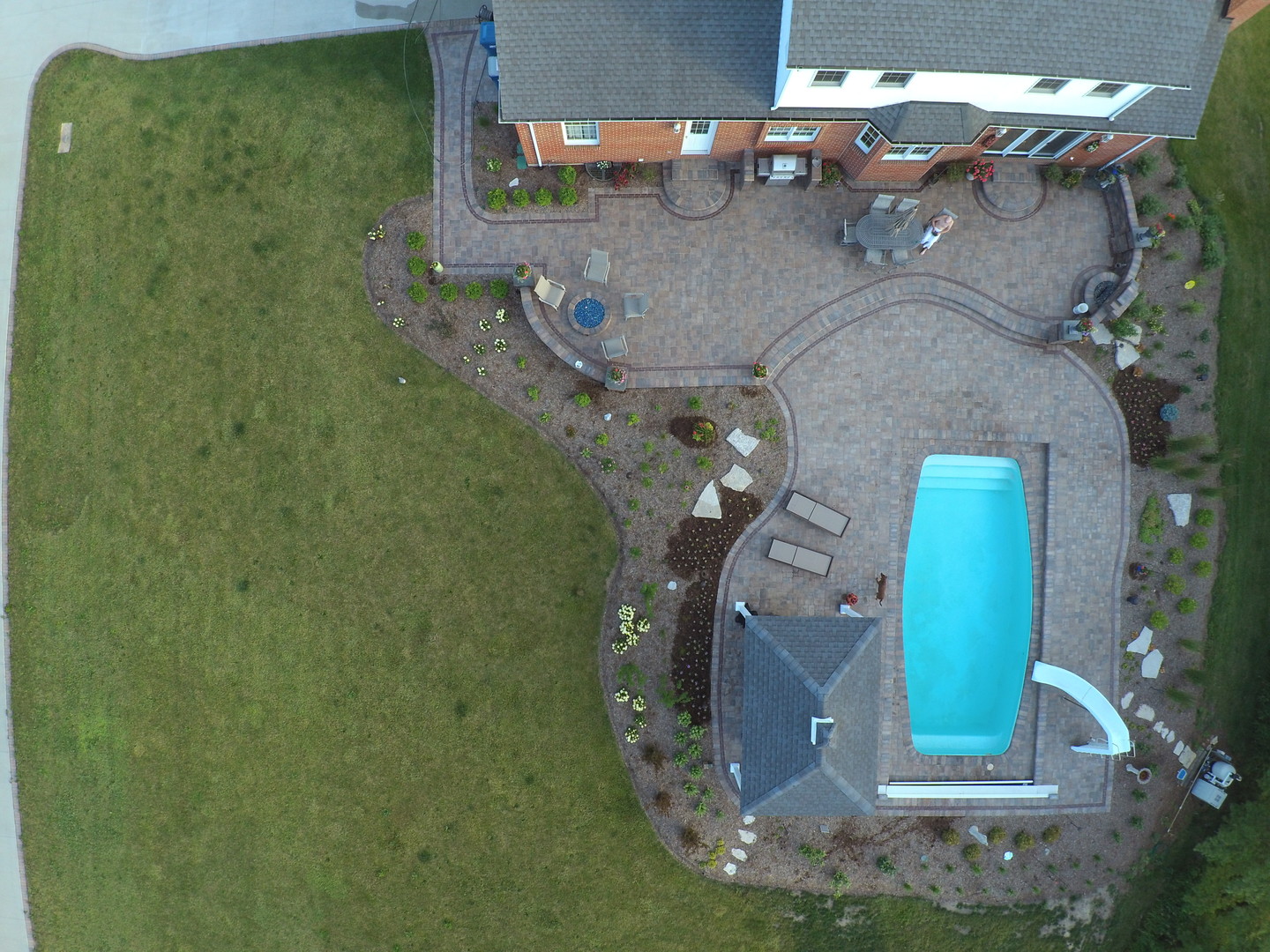 1651 Johnson Road Oswego, IL 60543 - Photo 48 of 60 an aerial view of a house