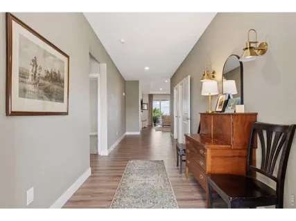 a view interior of the house and wooden floor