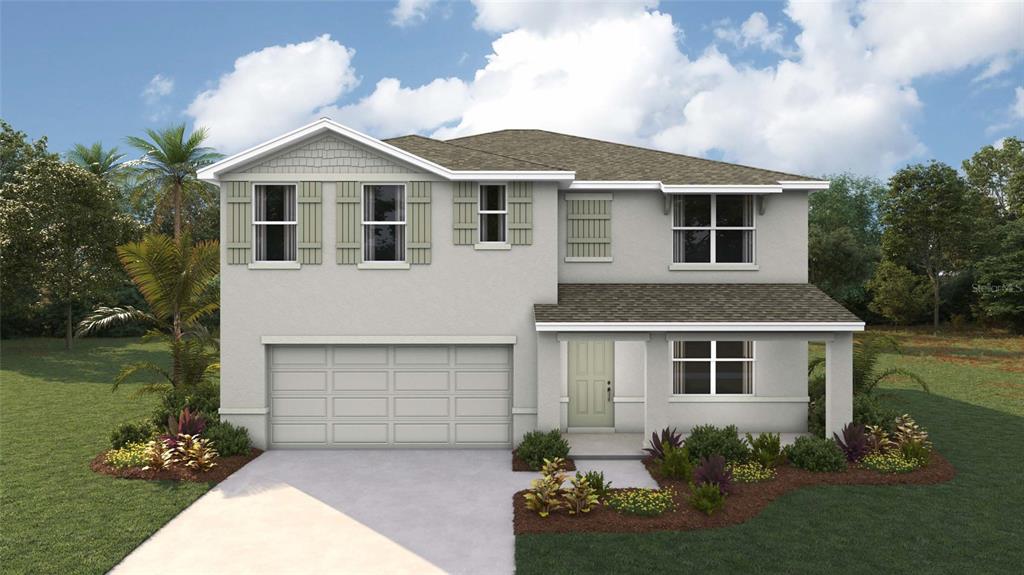 7725 Rome Lane Brooksville, FL 34613 - Photo 1 of 1 a front view of a house with a garden