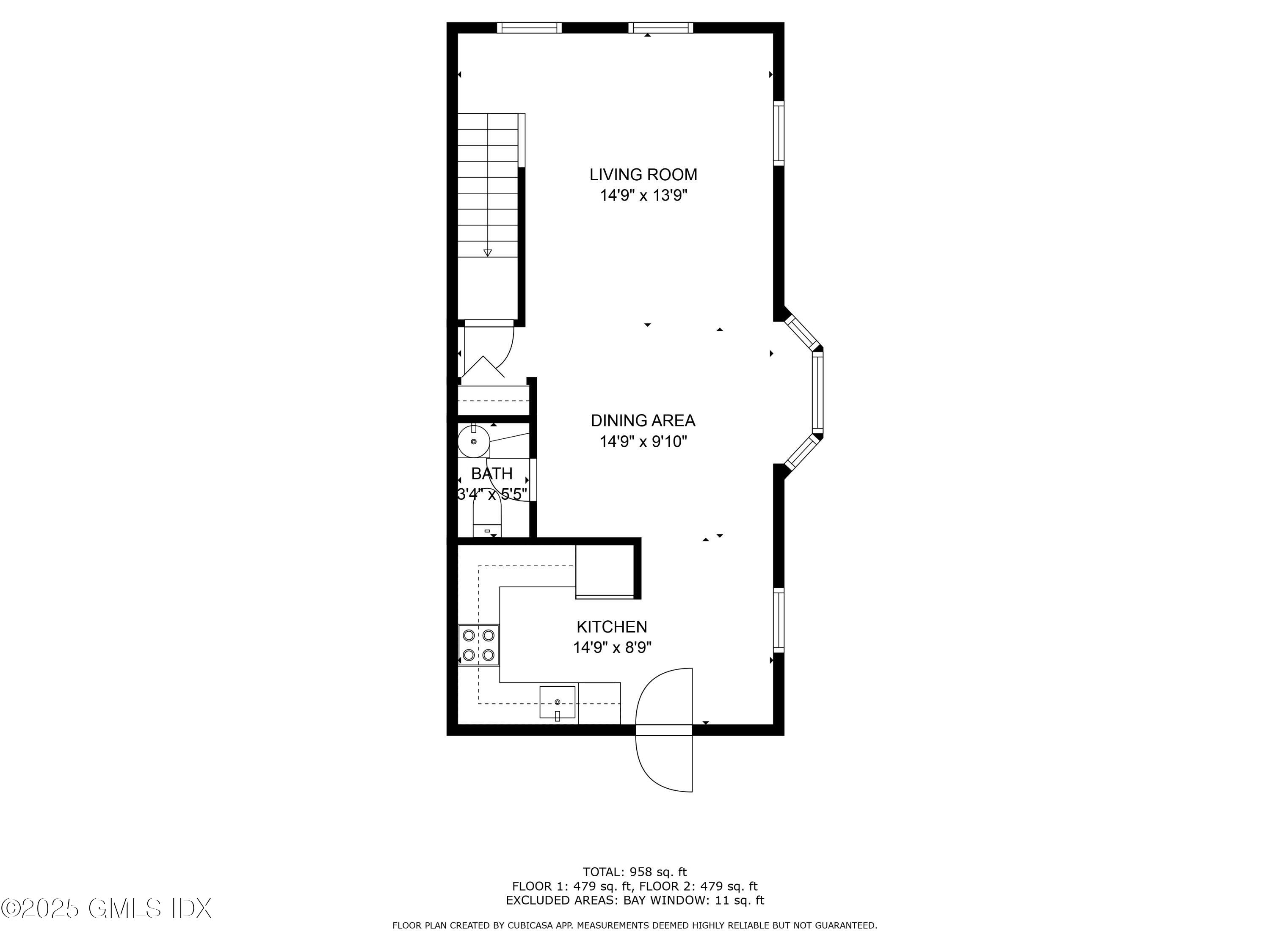 144 Pine Street, Unit C Greenwich, CT 06830 - Photo 15 of 16 1st_floor_144_pine_street C