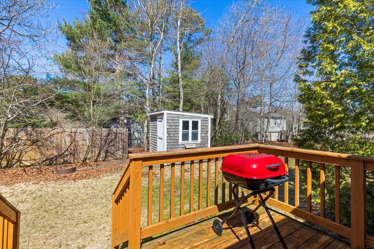 66 Barker Road Wareham, MA 02538 - Photo 16 of 18 a view of a balcony with wooden floor