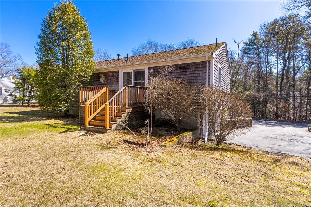 66 Barker Road Wareham, MA 02538 - Photo 6 of 18 a view of a house with backyard