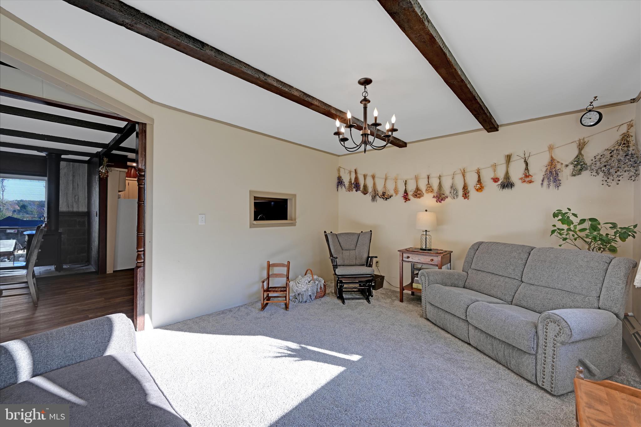 175 Strack Drive Myerstown, PA 17067 - Photo 19 of 52 a living room with furniture and a chandelier