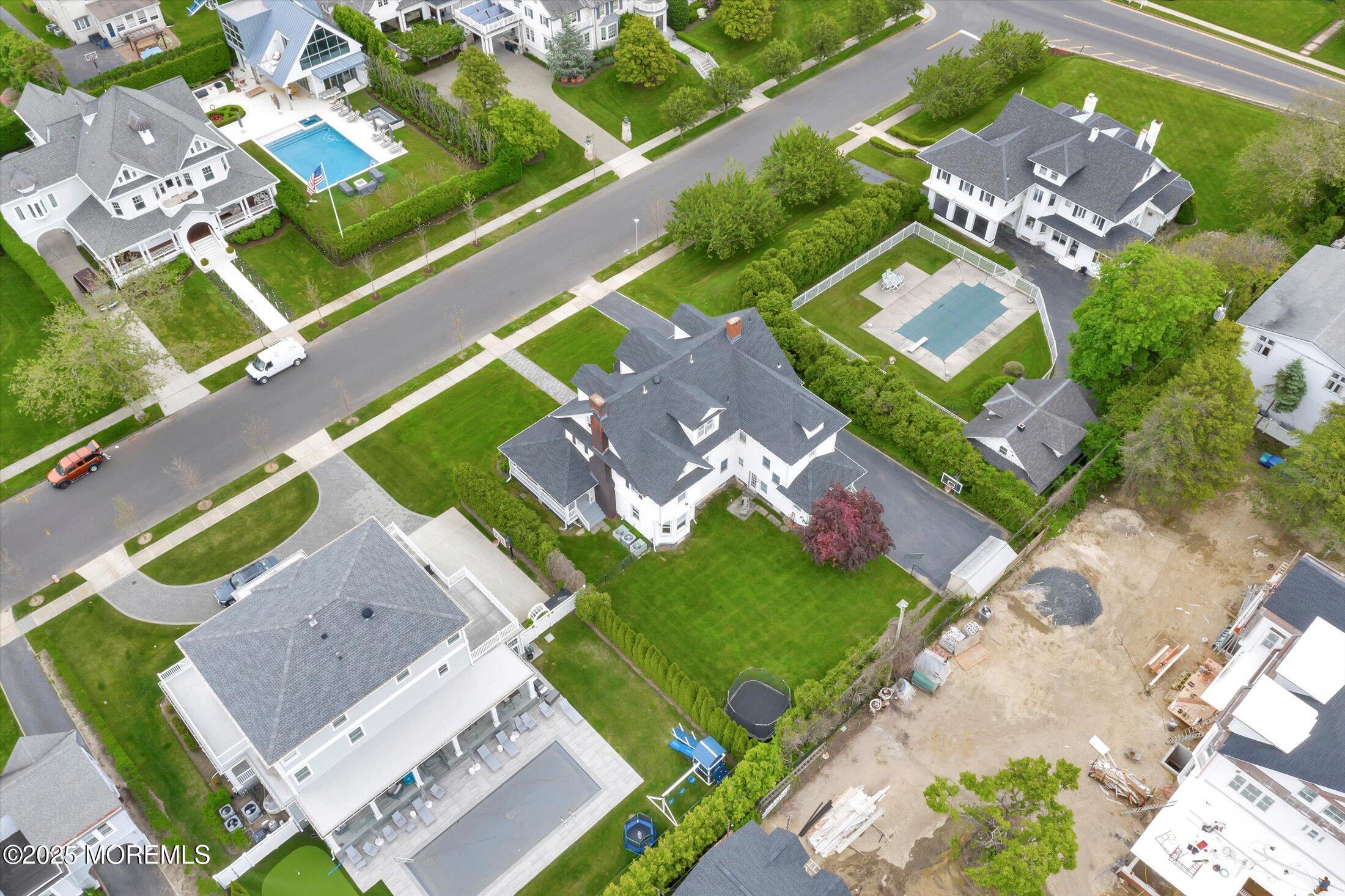 48 Neptune Avenue Deal, NJ 07723 - Photo 58 of 64 an aerial view of a house with a garden