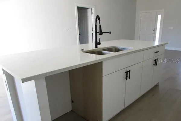 a close view of sink