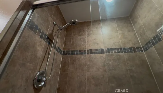 a close view of shower tap