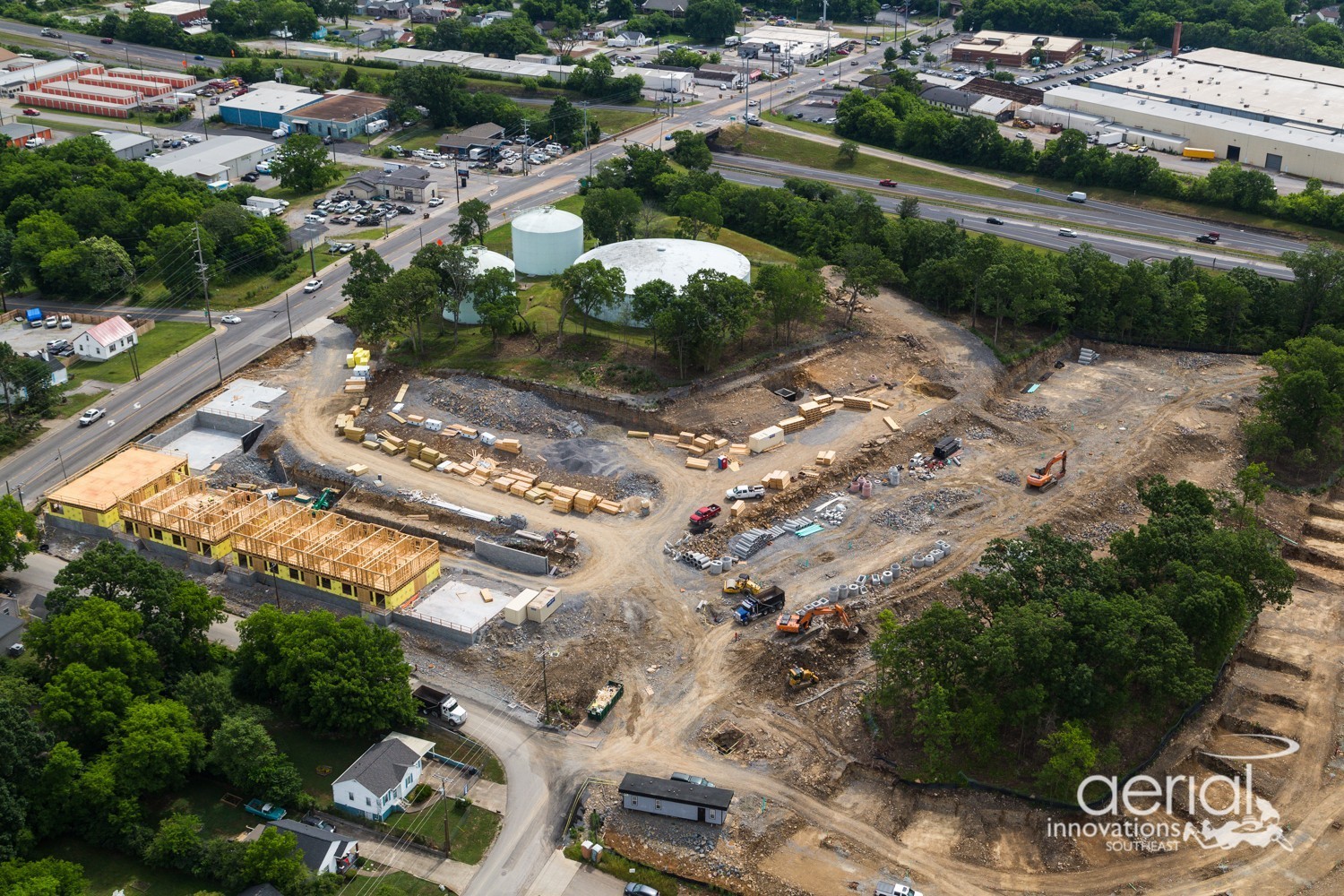 3038 Edwin Street Nashville, TN 37207 - Photo 11 of 22 an aerial view of residential houses with outdoor space