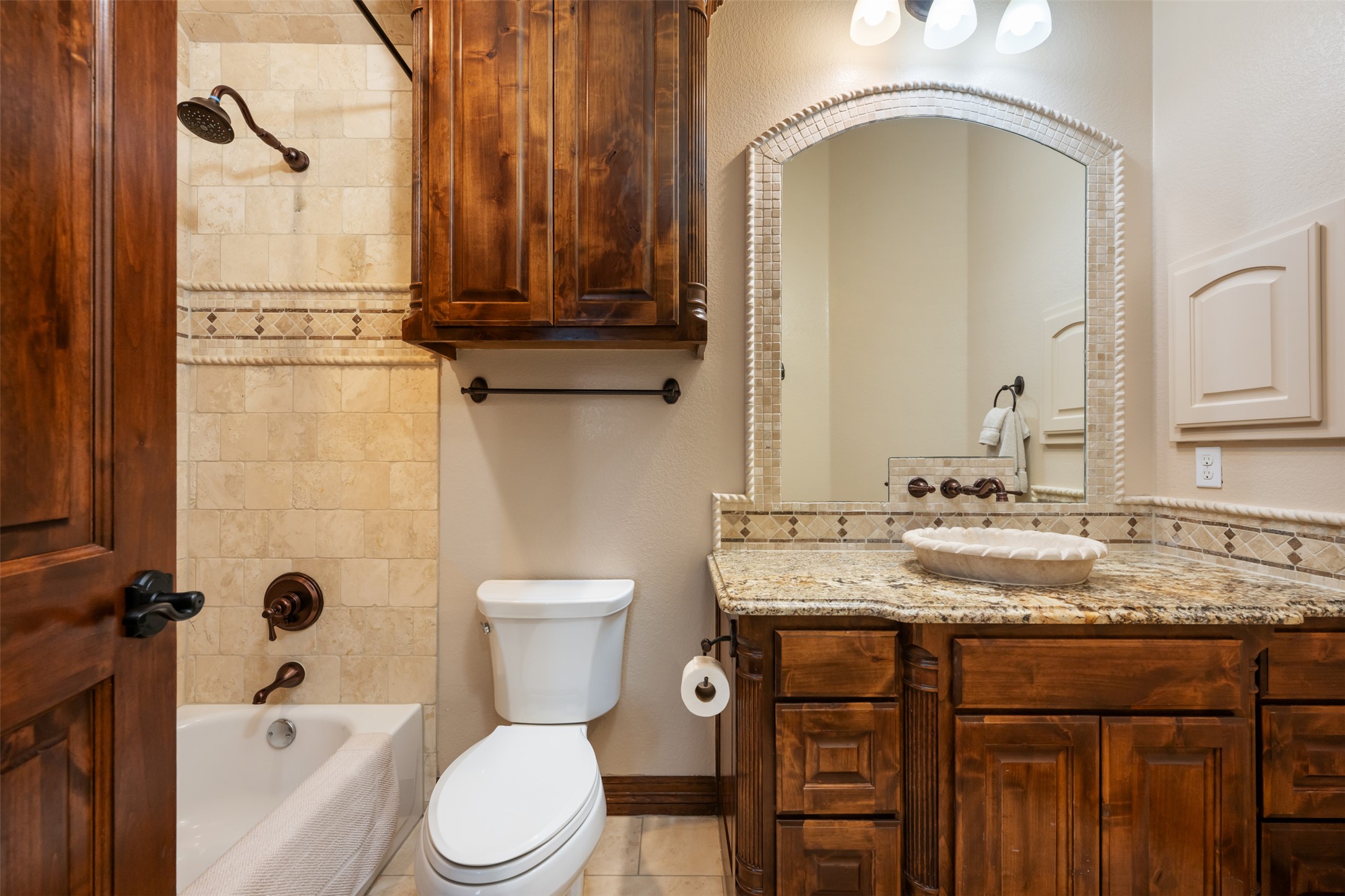 101 Hopewell Circle Georgetown, TX 78628 - Photo 25 of 38 Full bathroom featuring shower combination and vanity