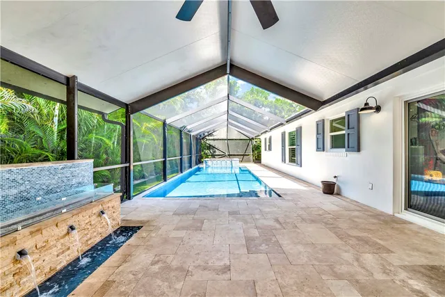 a house view with a outdoor space