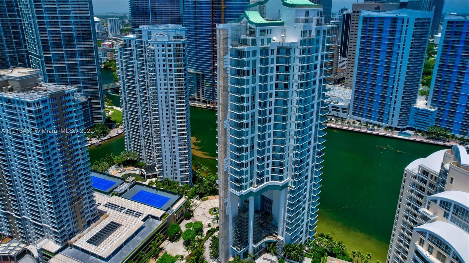 900 Brickell Key Boulevard, Unit 3103 Miami, FL 33131 - Photo 41 of 46 a bird view of a building