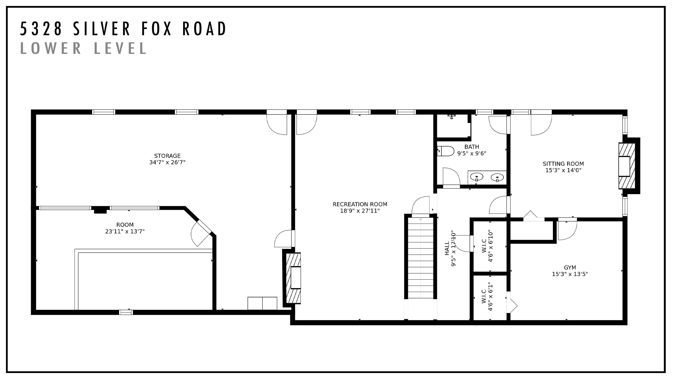 5328 Silver Fox Road Roanoke, VA 24018 - Photo 58 of 58 Floorplan-lower