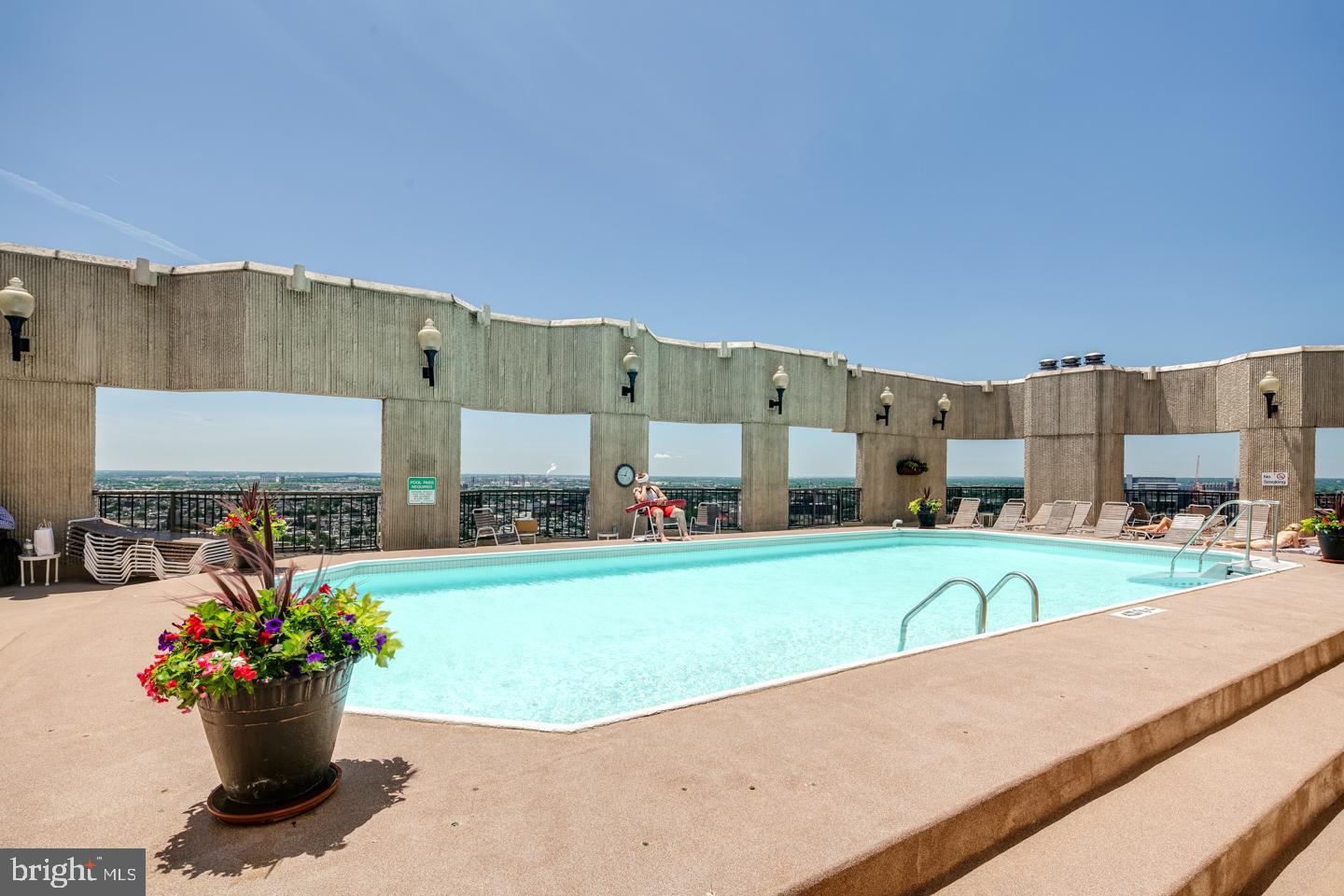 2020 Walnut Street, Unit 29K Philadelphia, PA 19103 - Photo 11 of 20 a view of a house with a swimming pool