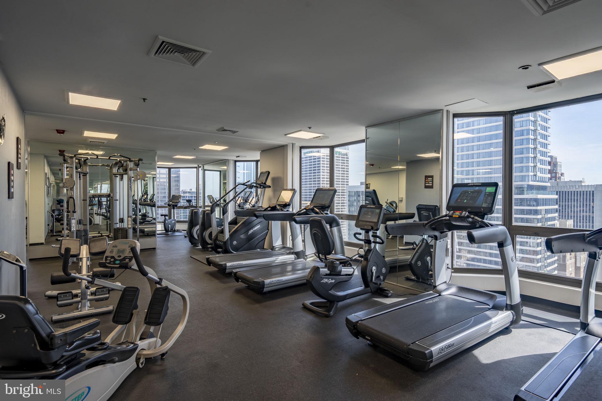 2020 Walnut Street, Unit 29K Philadelphia, PA 19103 - Photo 8 of 20 a view of a room with gym equipment