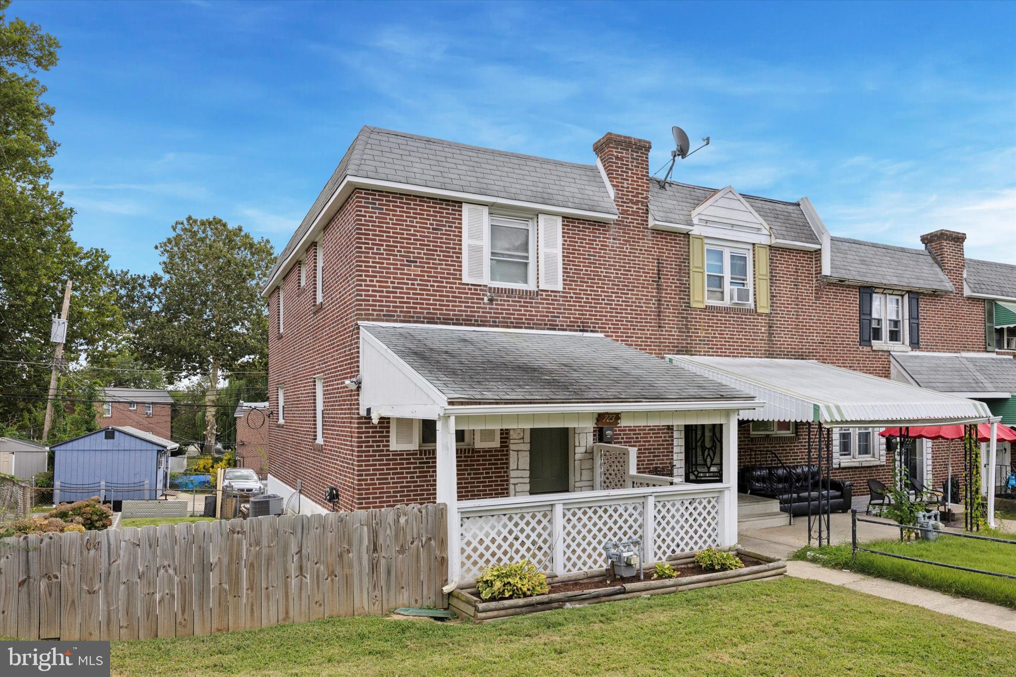 723 Bennington Road Folcroft, PA 19032 - Photo 2 of 25 a front view of house with yard barbeque and outdoor seating