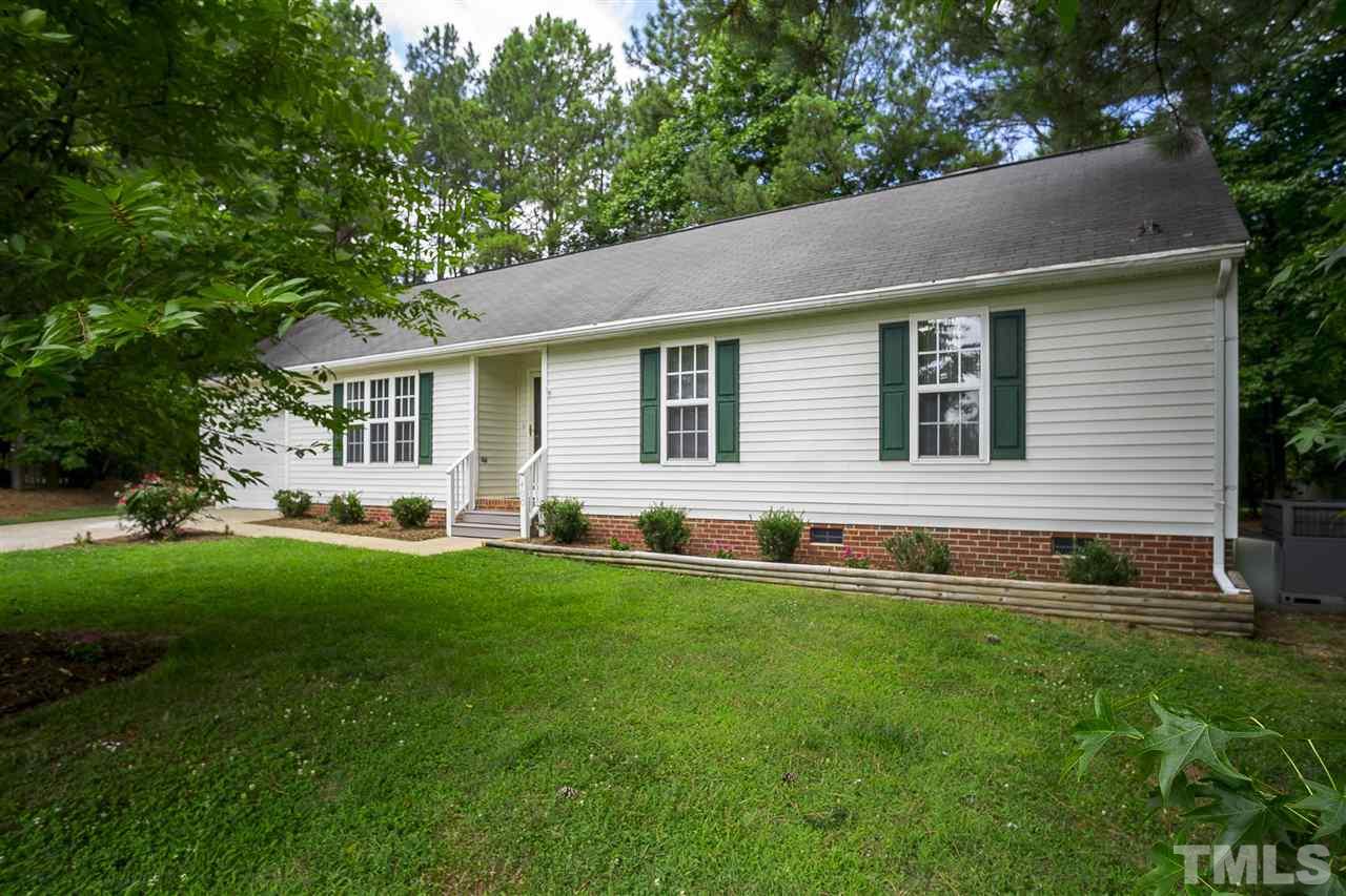 Beautifully landscaped front yard.
