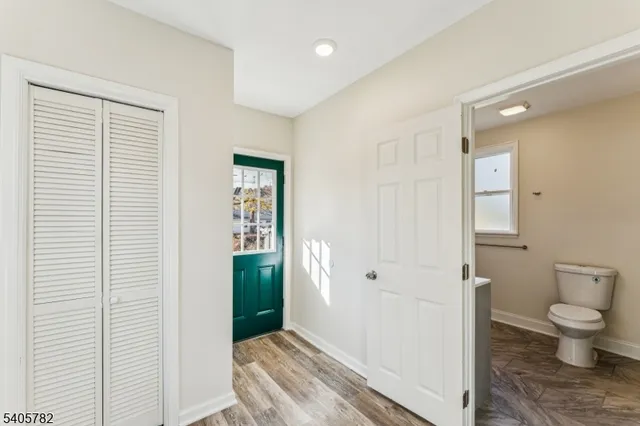 a bathroom with a toilet