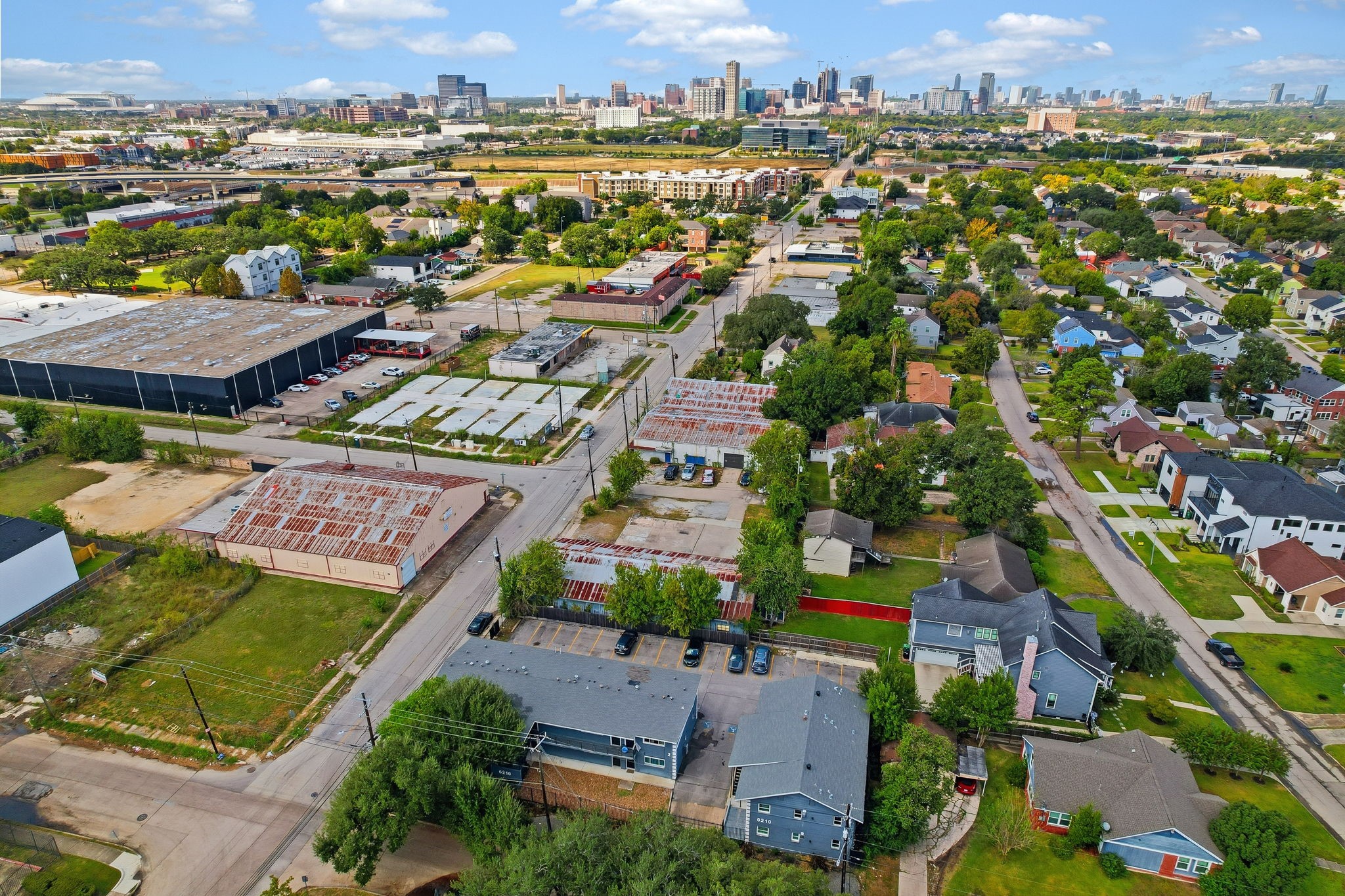 3368 Dixie Drive Houston, TX 77021 - Photo 2 of 9 an aerial view of residential houses with outdoor space and parking