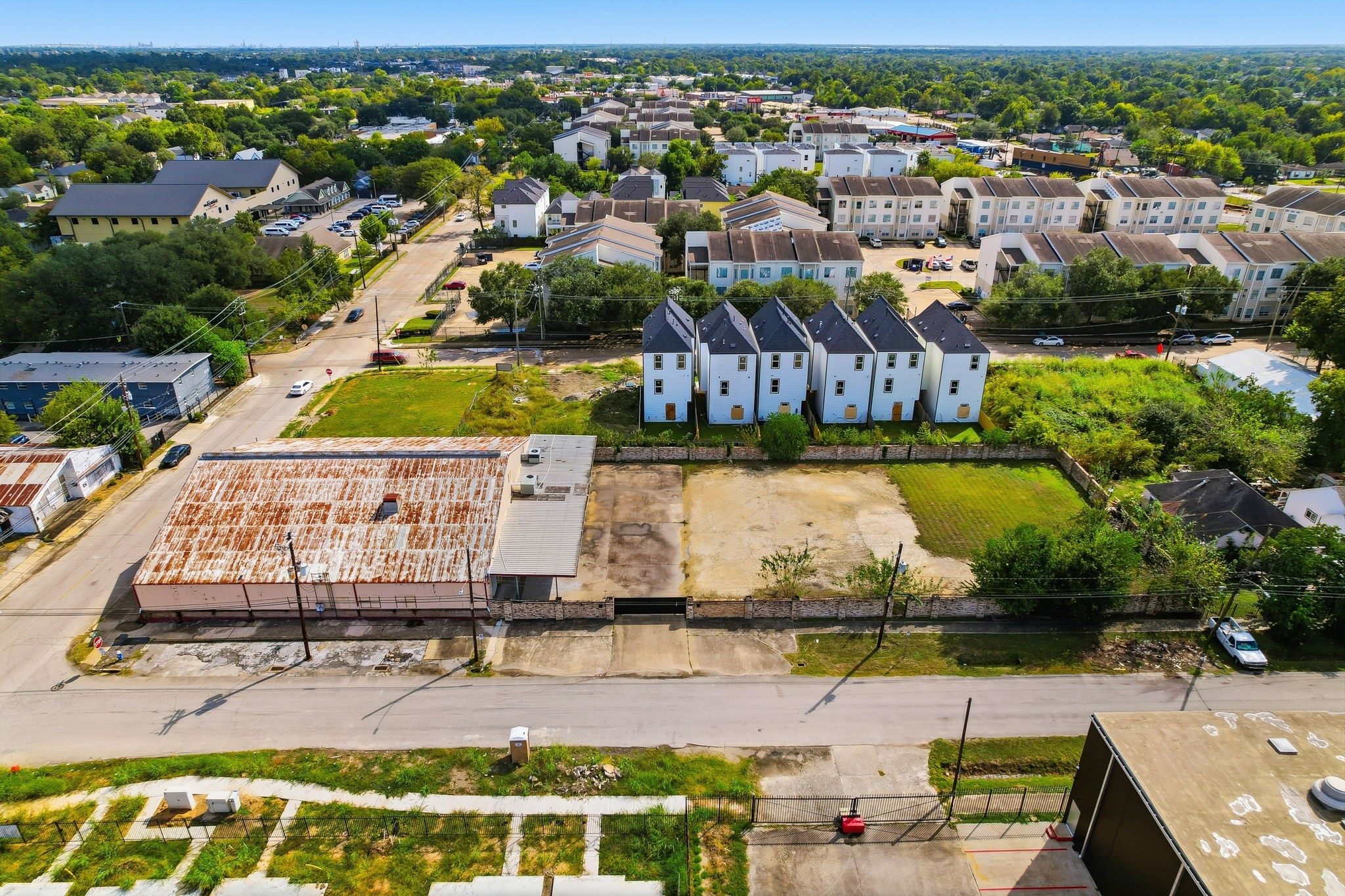 3368 Dixie Drive Houston, TX 77021 - Photo 3 of 9 an aerial view of a house with a lake view