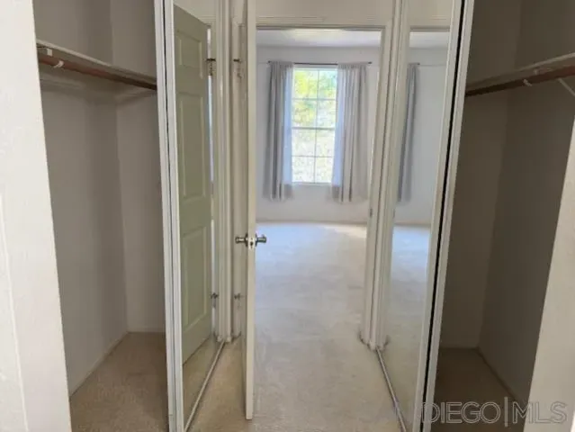 a view of a bathroom from window