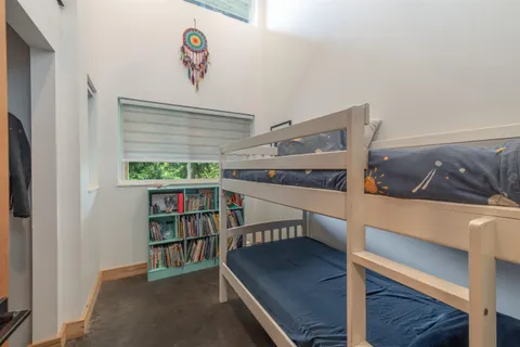 a view of an entryway with seating area