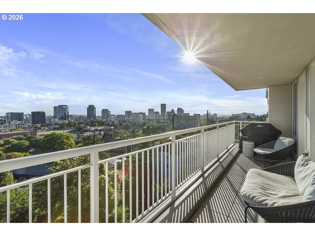2020 Southwest Market St Drive, Unit 303 Portland, OR 97201 - Photo 5 of 31 a view of balcony with furniture