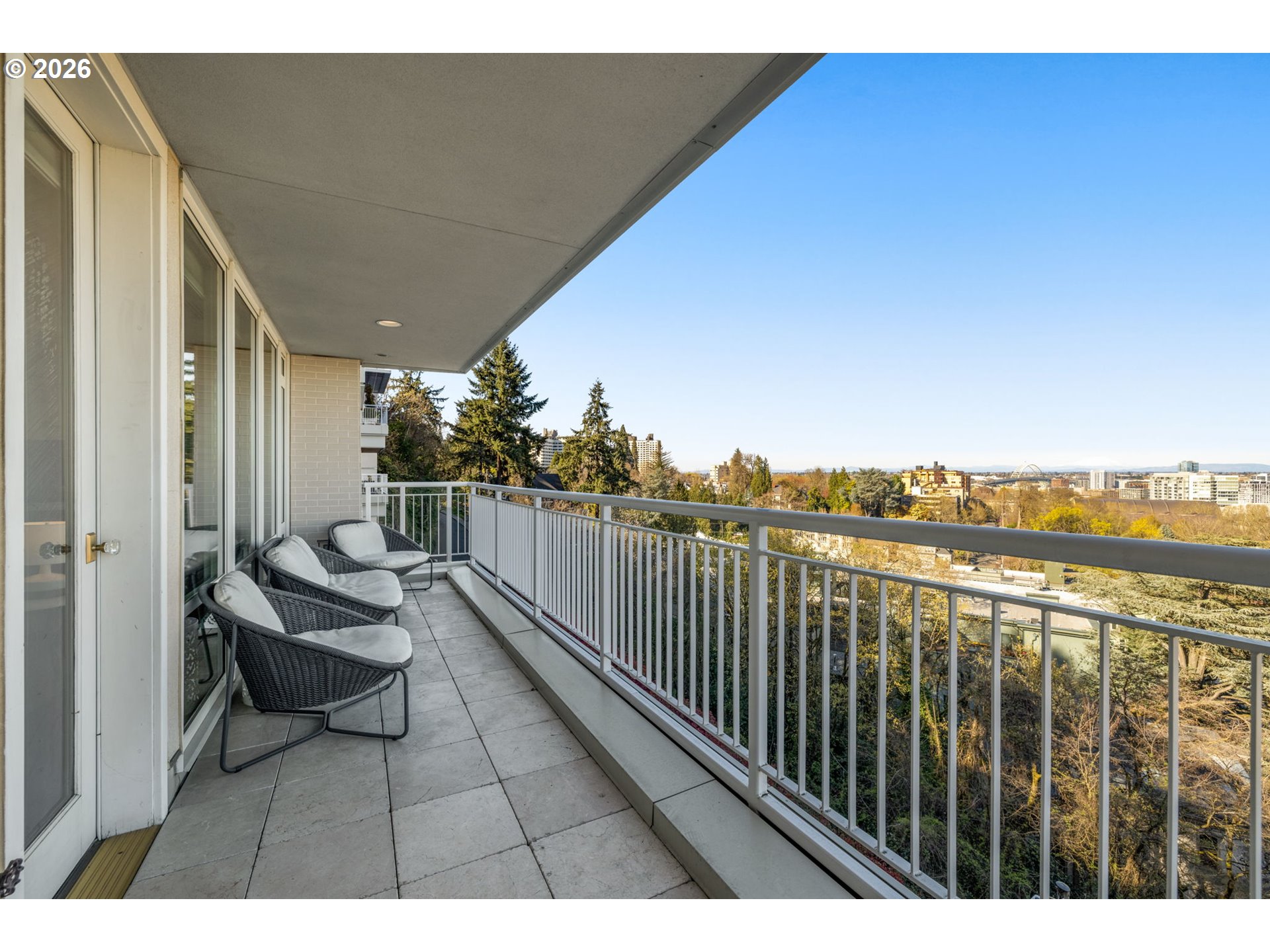 2020 Southwest Market St Drive, Unit 303 Portland, OR 97201 - Photo 6 of 31 a view of a balcony with chairs
