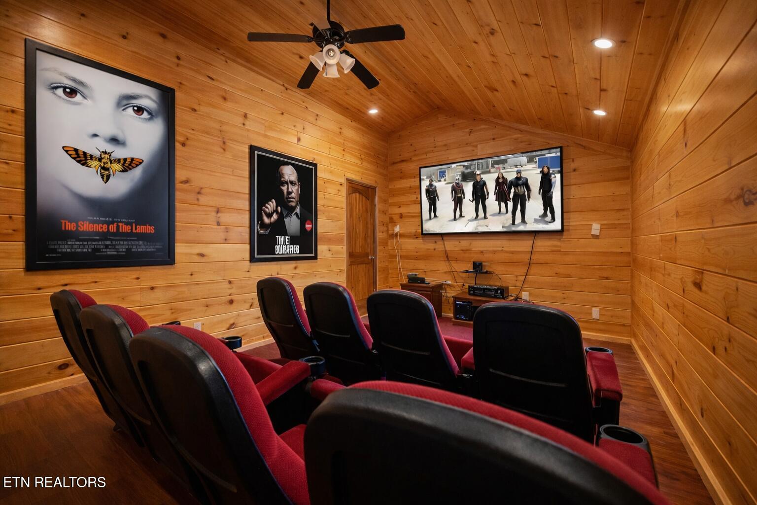 225 Amet Way Cosby, TN 37722 - Photo 17 of 26 Theater room 225 Amet Way Cosby Tn cabin