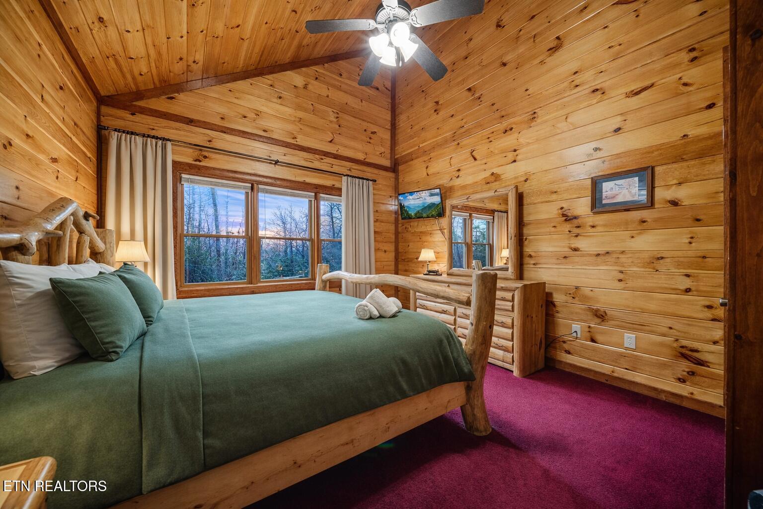 225 Amet Way Cosby, TN 37722 - Photo 19 of 26 Bedroom 225 Amet Way Cosby Tn Pool cabi