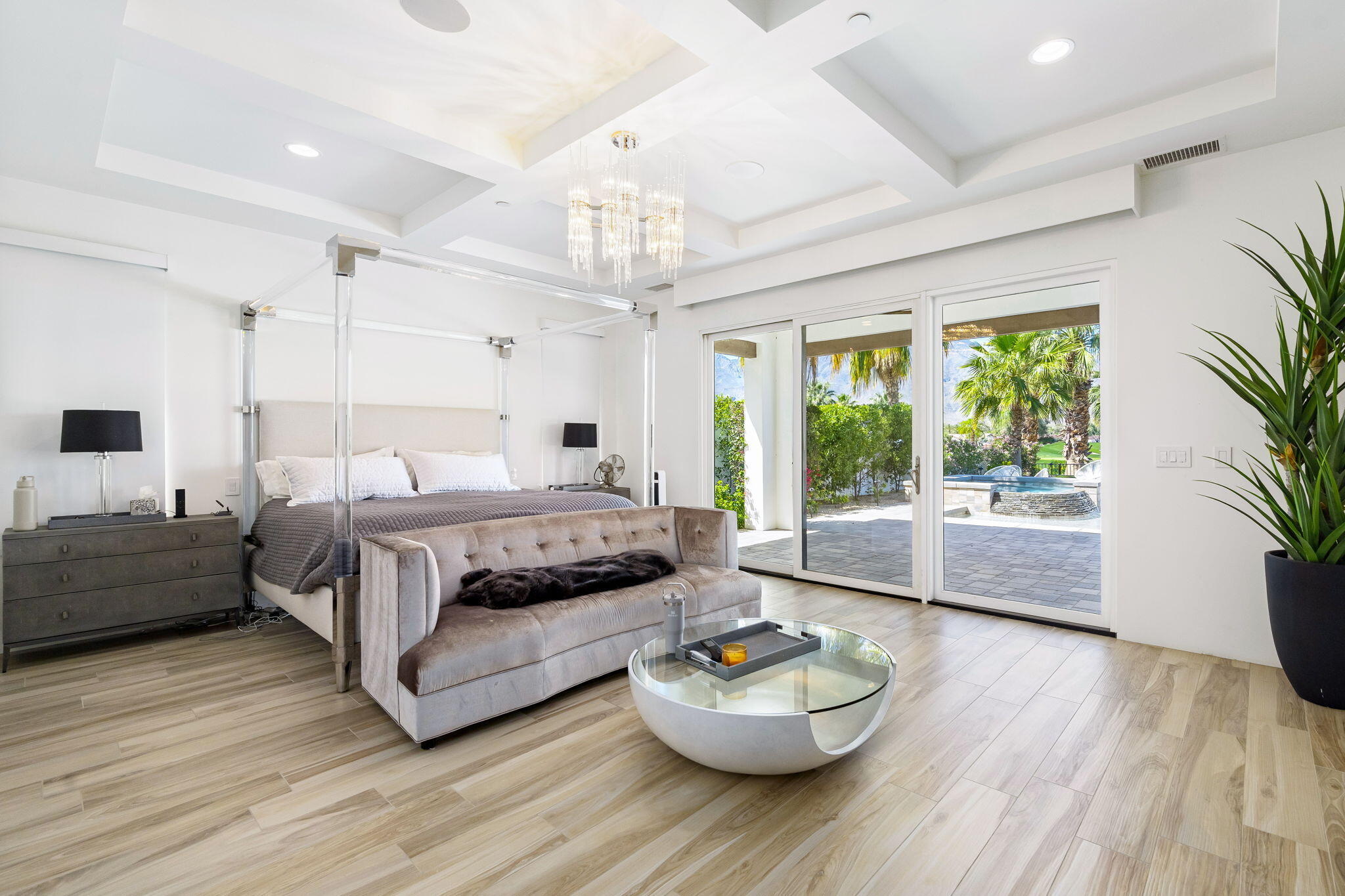 59805 Seville La Quinta, CA 92253 - Photo 25 of 61 a bedroom with a bed and a couch