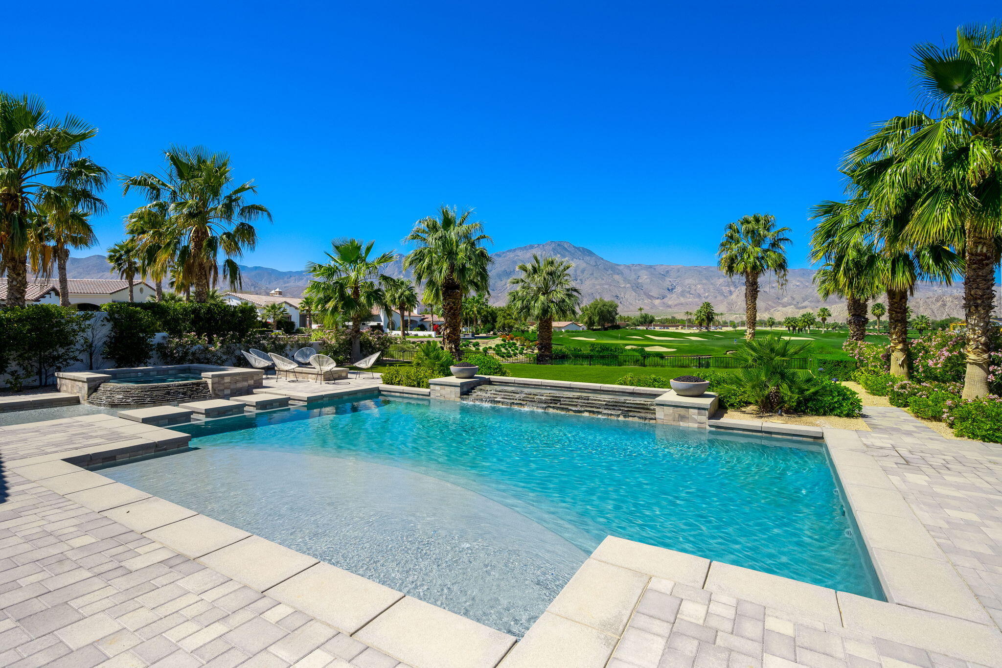 59805 Seville La Quinta, CA 92253 - Photo 33 of 61 a view of swimming pool with lounge chair