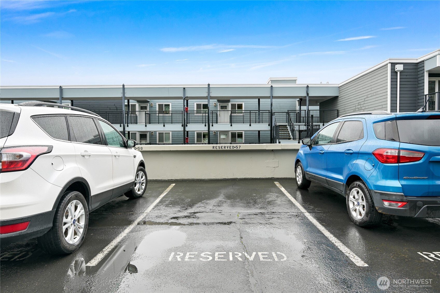 444 South State Street, Unit 317 Bellingham, WA 98225 - Photo 20 of 27 a view of a car parked in a parking lot