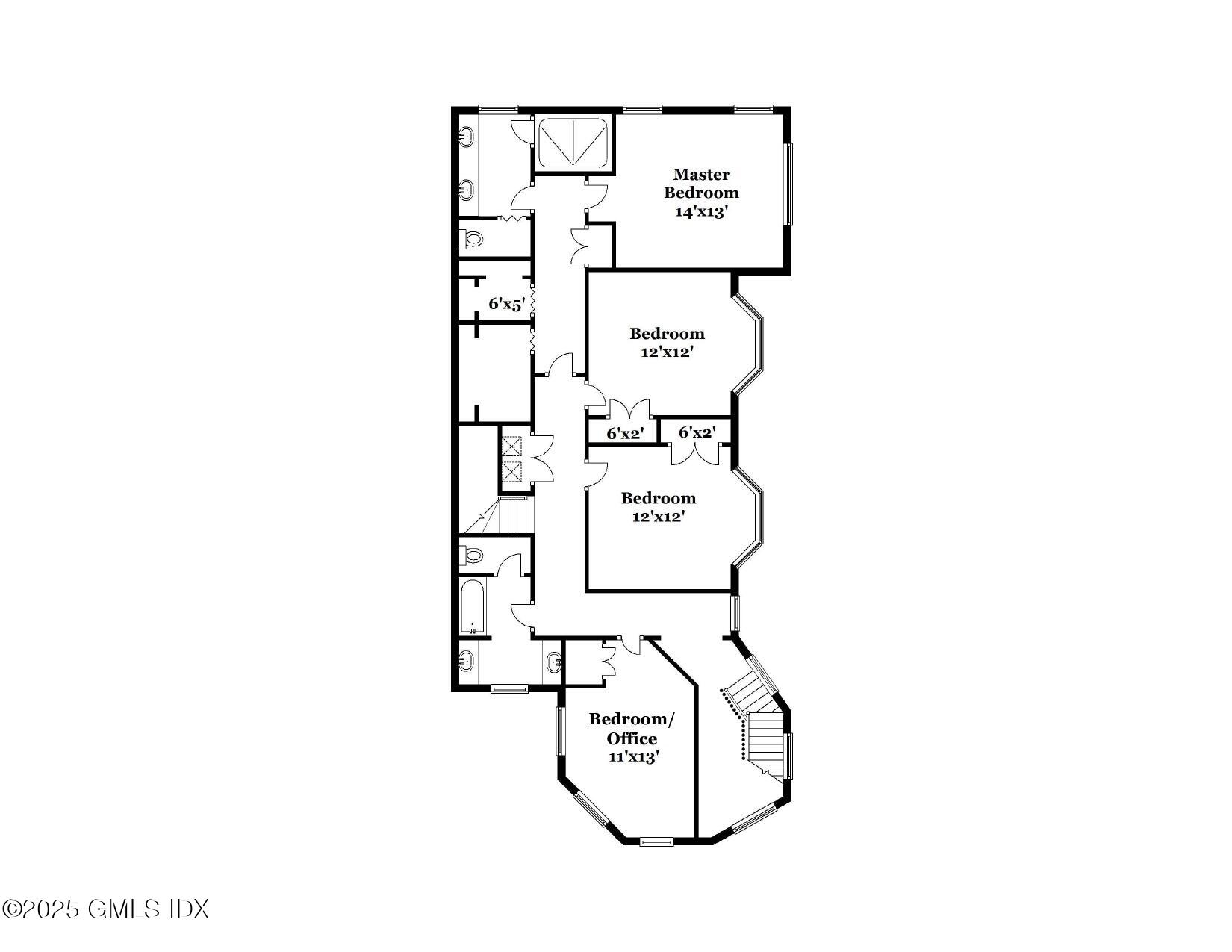 11 Orchard Place, Unit B Greenwich, CT 06830 - Photo 23 of 25 2nd Fl Plan_page-0001