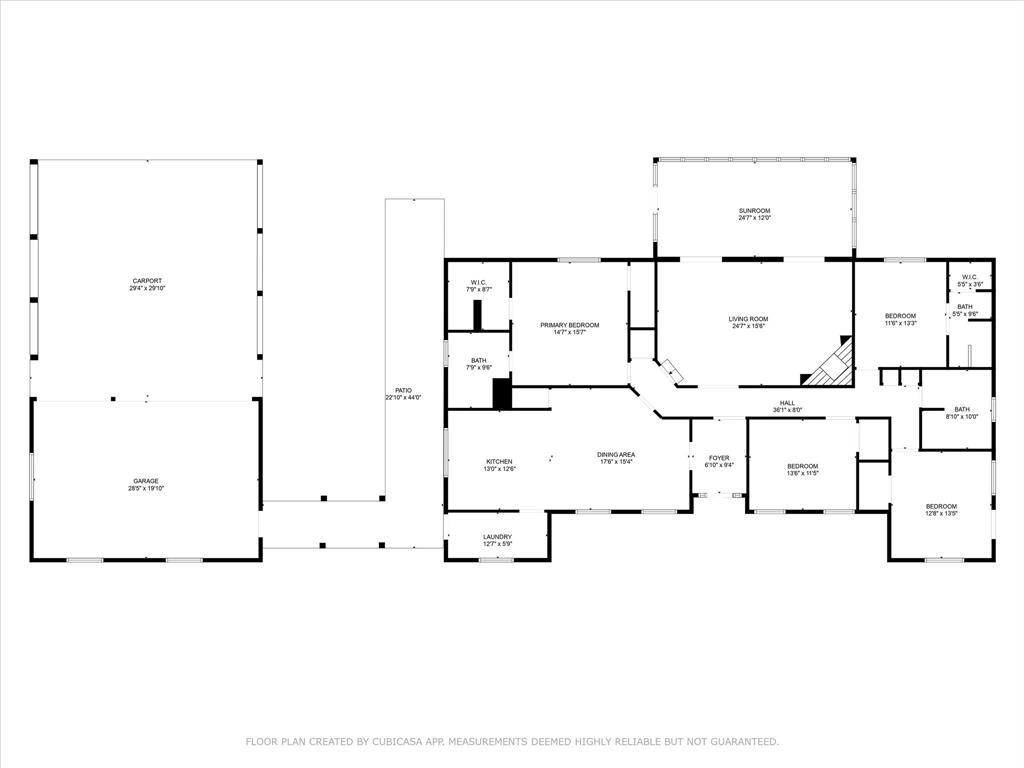 15796 Chapel Road Lorena, TX 76655 - Photo 31 of 34 a picture of floor plan