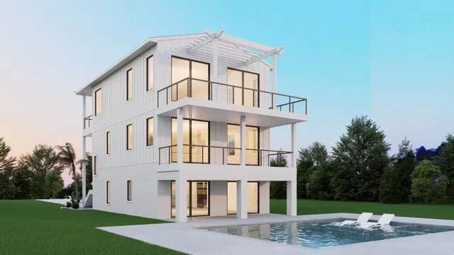 a front view of residential houses with yard