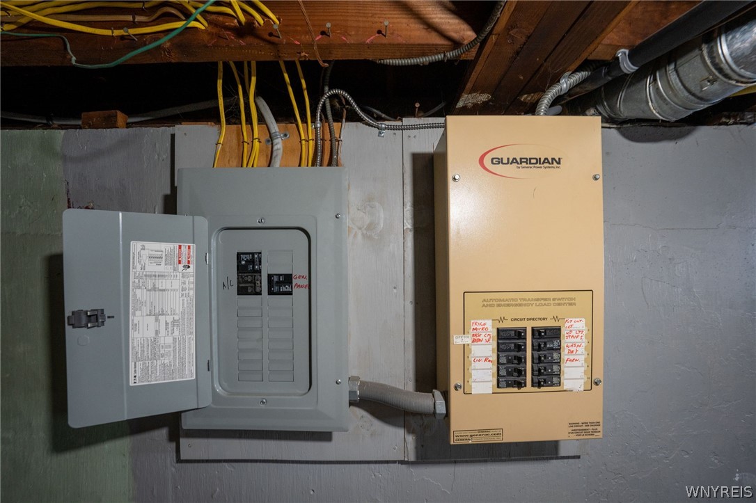 252 Roland Street Cheektowaga, NY 14212 - Photo 35 of 47 Breaker Box plus Panel for Generator