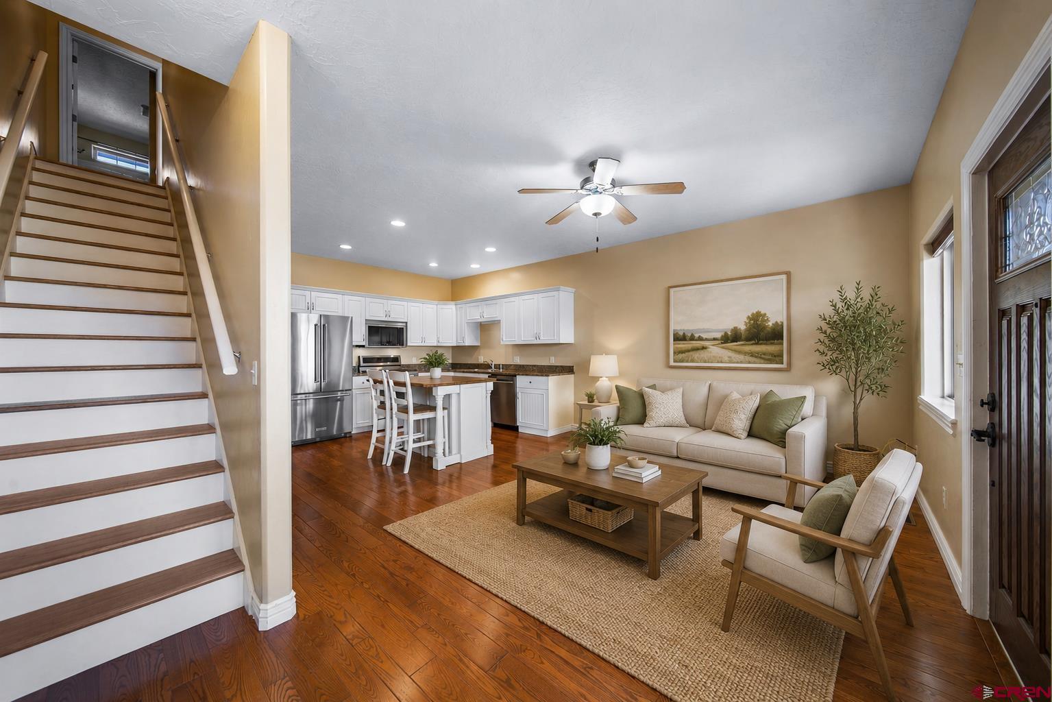 1630 Gateway Drive, Unit 3 Cortez, CO 81321 - Photo 7 of 34 a living room with furniture and a view of kitchen