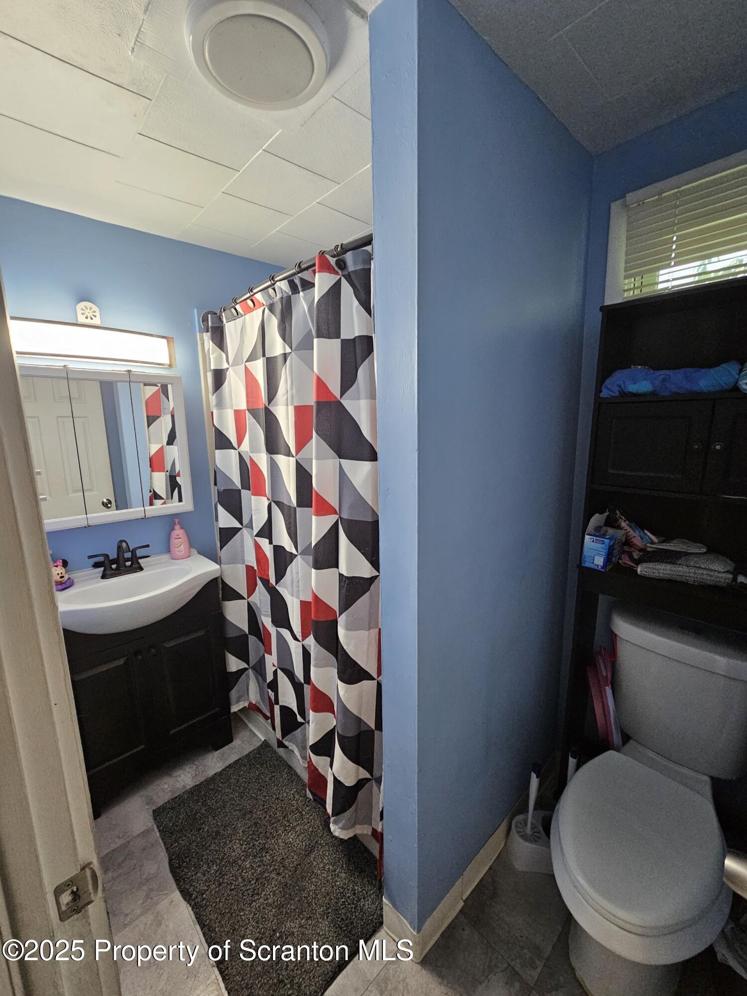 139 Terrace Street Carbondale, PA 18407 - Photo 8 of 9 a bathroom with a sink toilet and shower