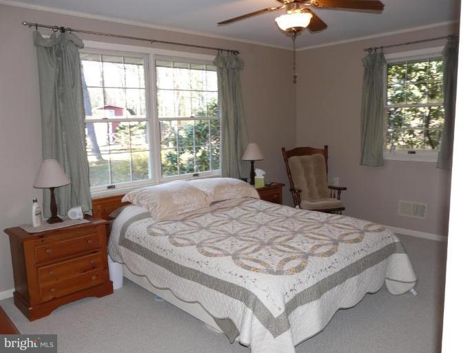 791 Hilltop Road Elkton, MD 21921 - Photo 5 of 20 a bedroom with a bed and a chandelier