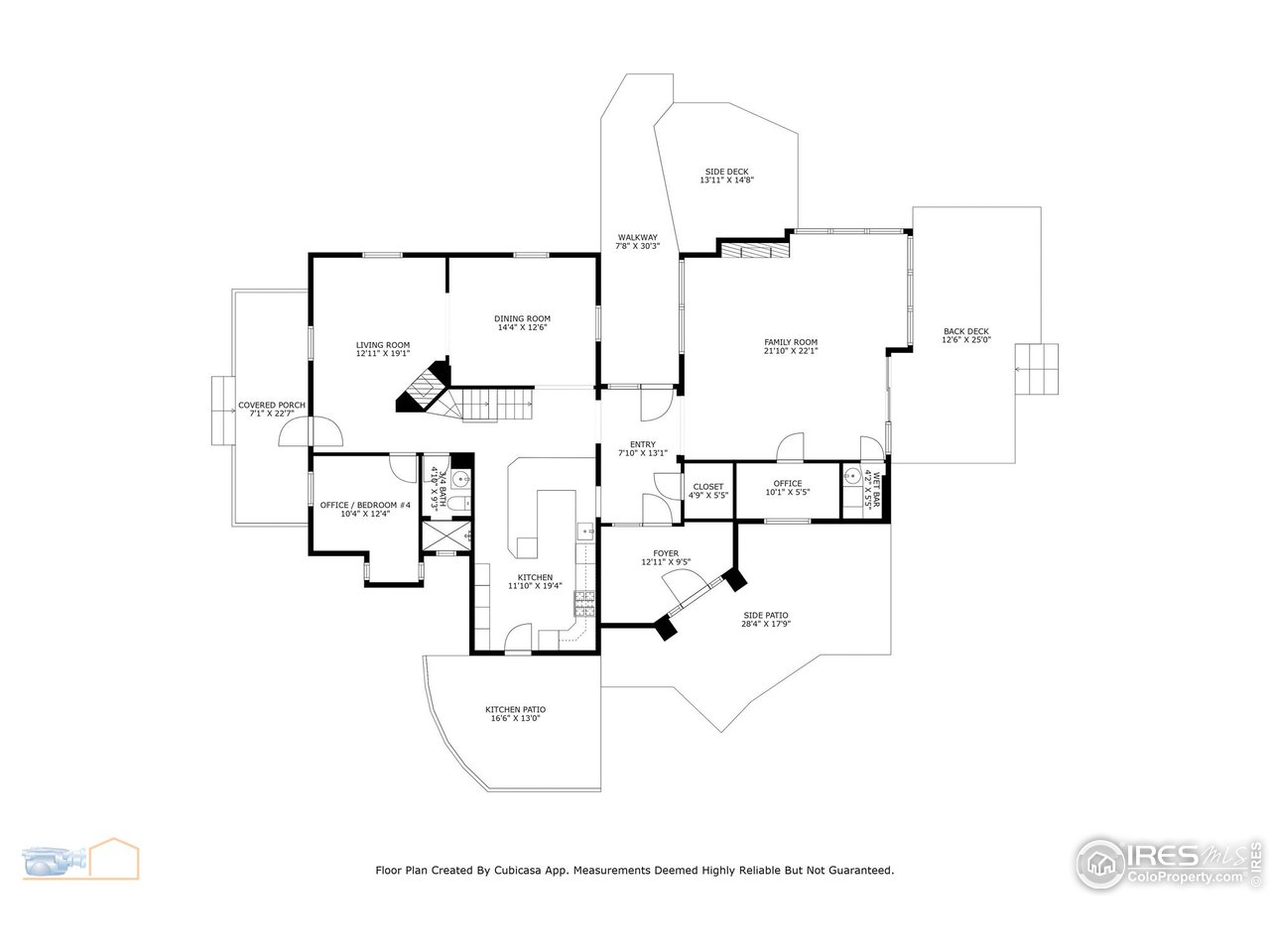 3737 26th Street Boulder, CO 80304 - Photo 45 of 47 Main floor plan